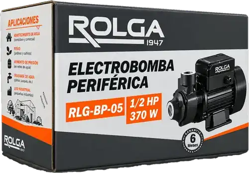 Diseño del packaging de la electrobomba ROLGA RLG-BP-05